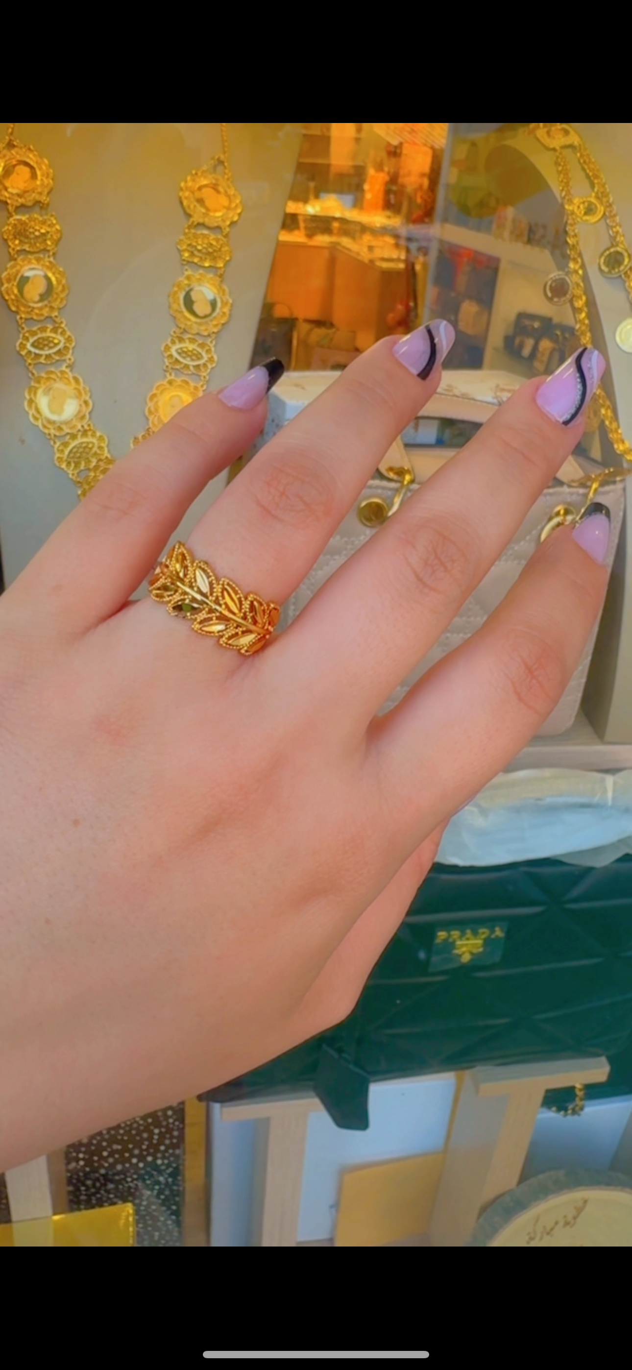 خاتم نمط الذبله سبله