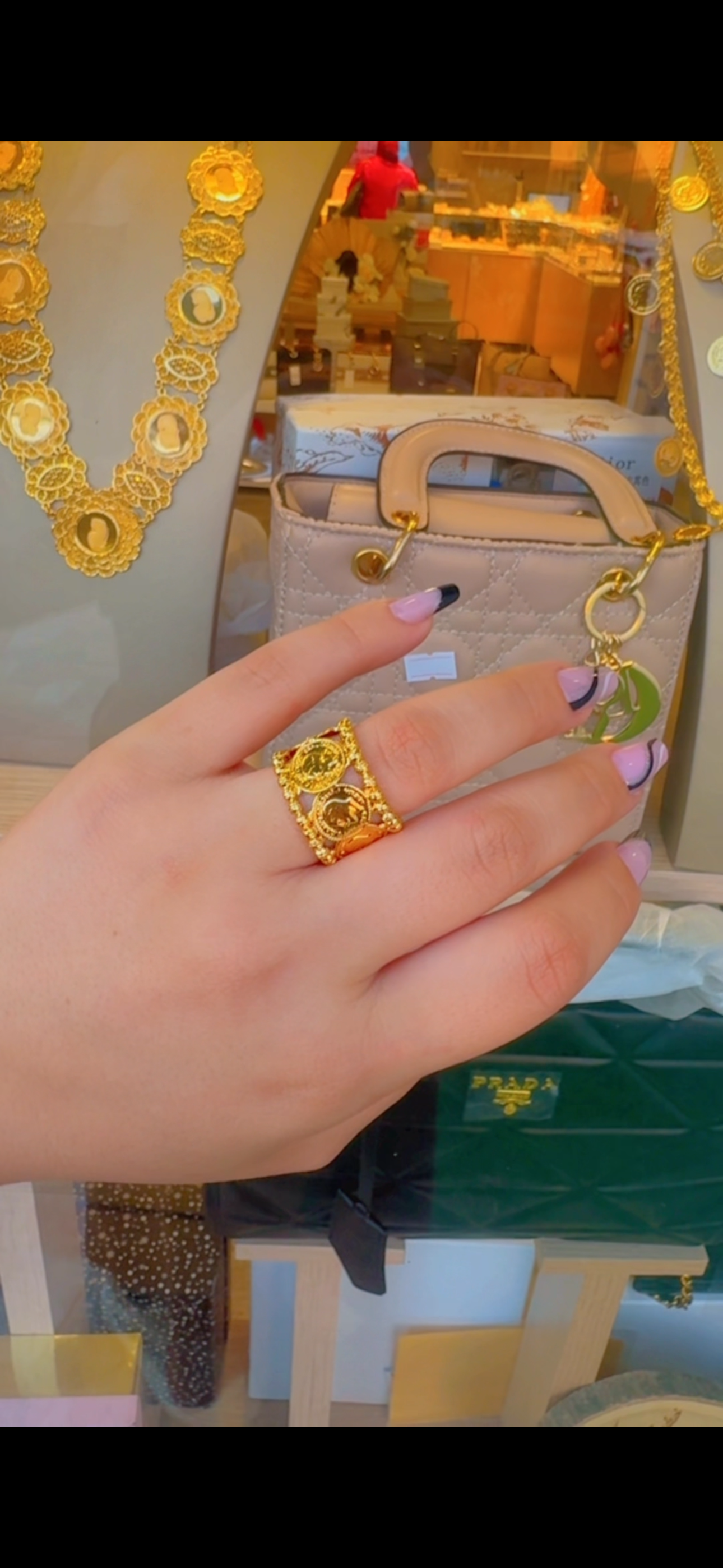 خاتم قروش ليرات بتكبر وبتصغر