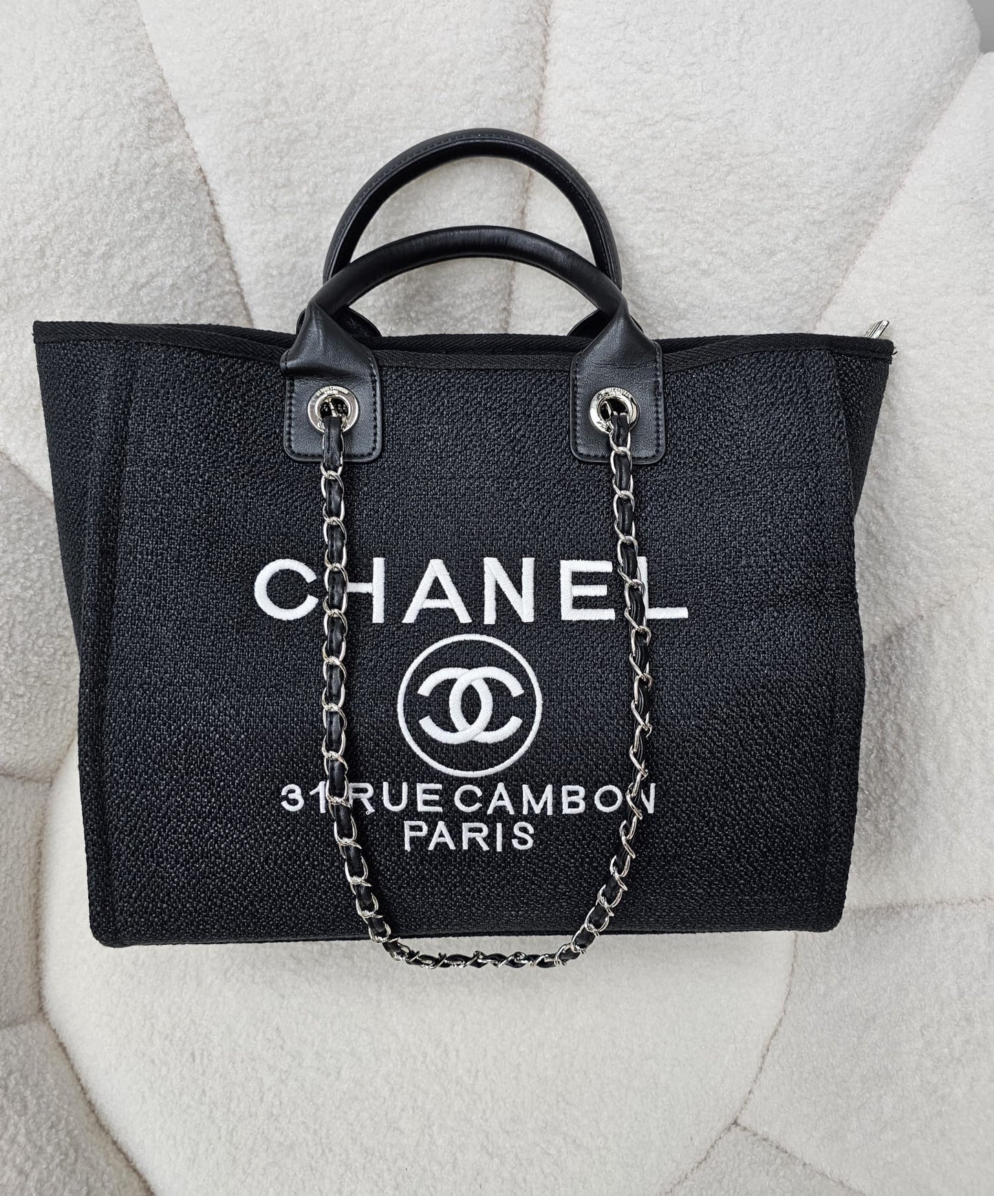 شنطه شانيل اسود كبيره