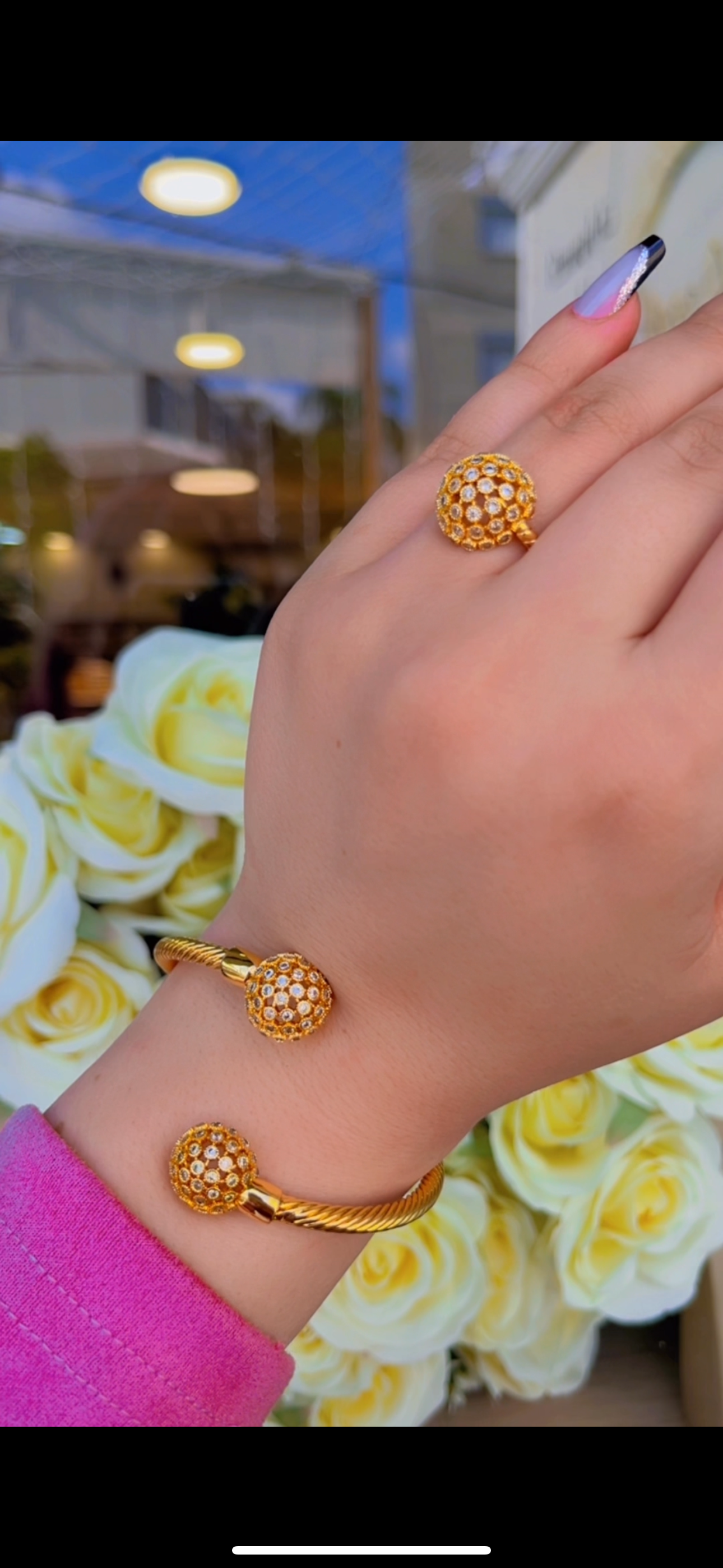 طقم راس صبره مع زركون بتكبر وبتصغر