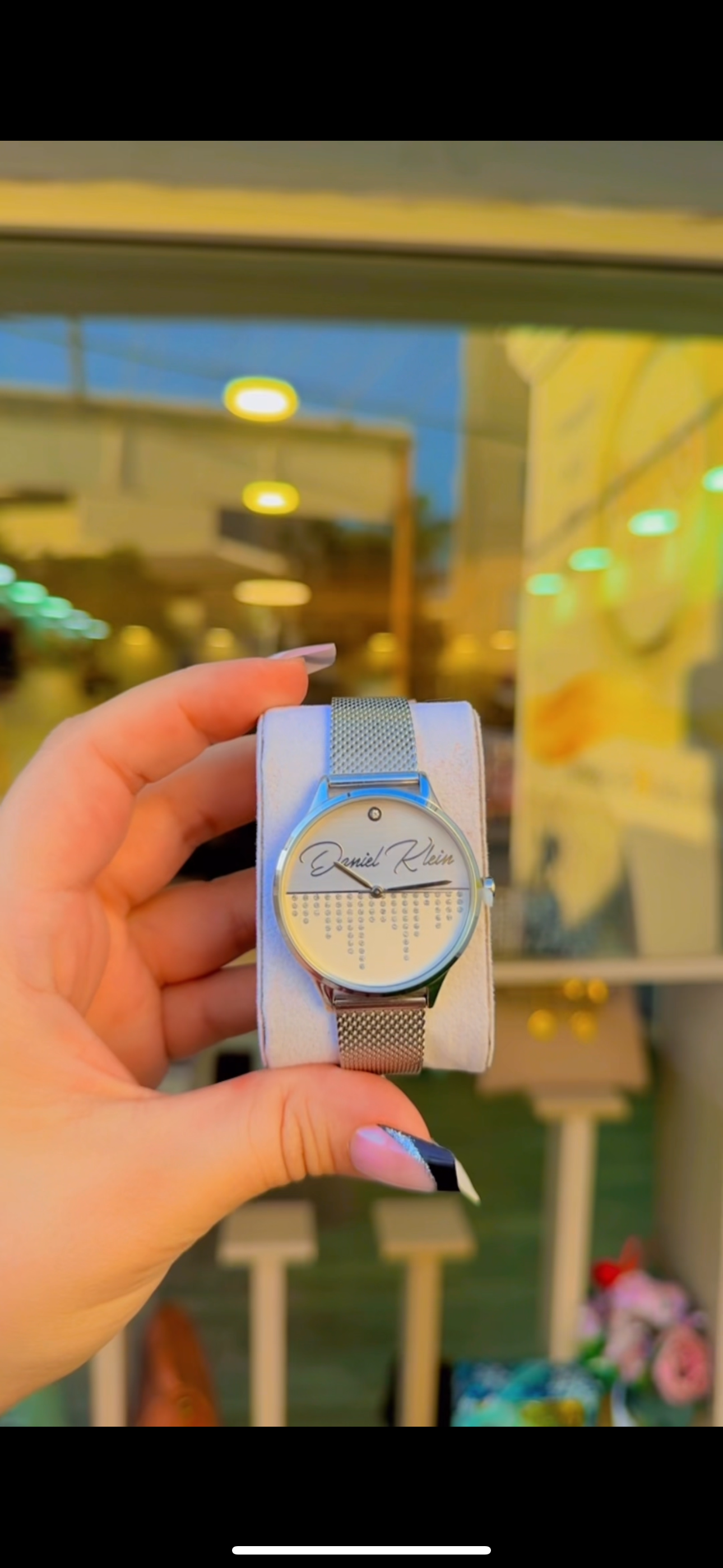 ساعه دانيل كلاين فضيه