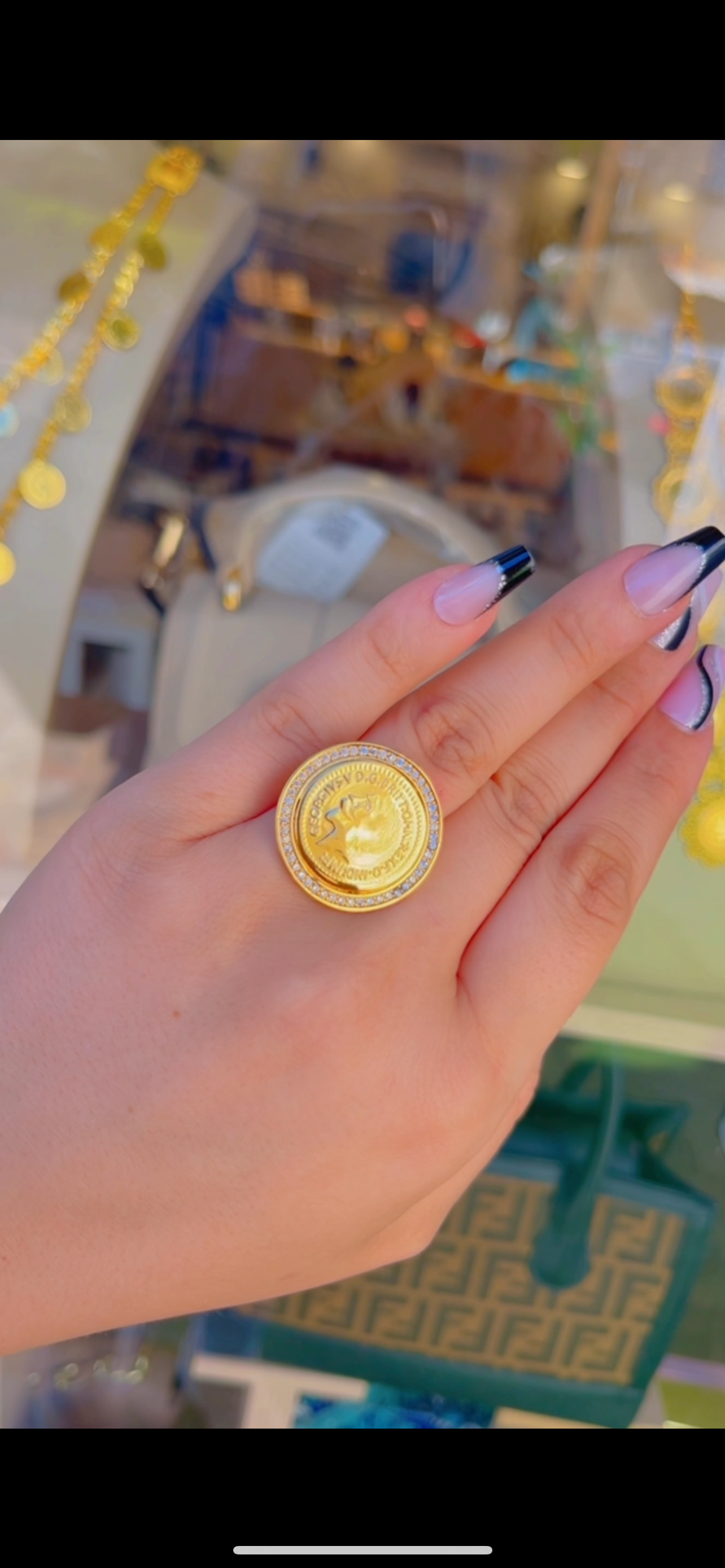 خاتم ليره زركون