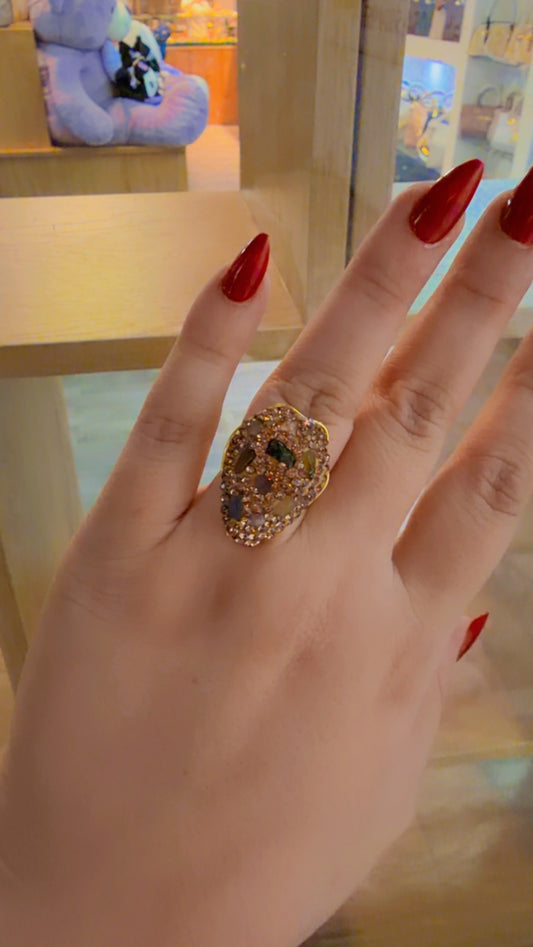 خواتم حريم السلطان احجار شغل يدوي