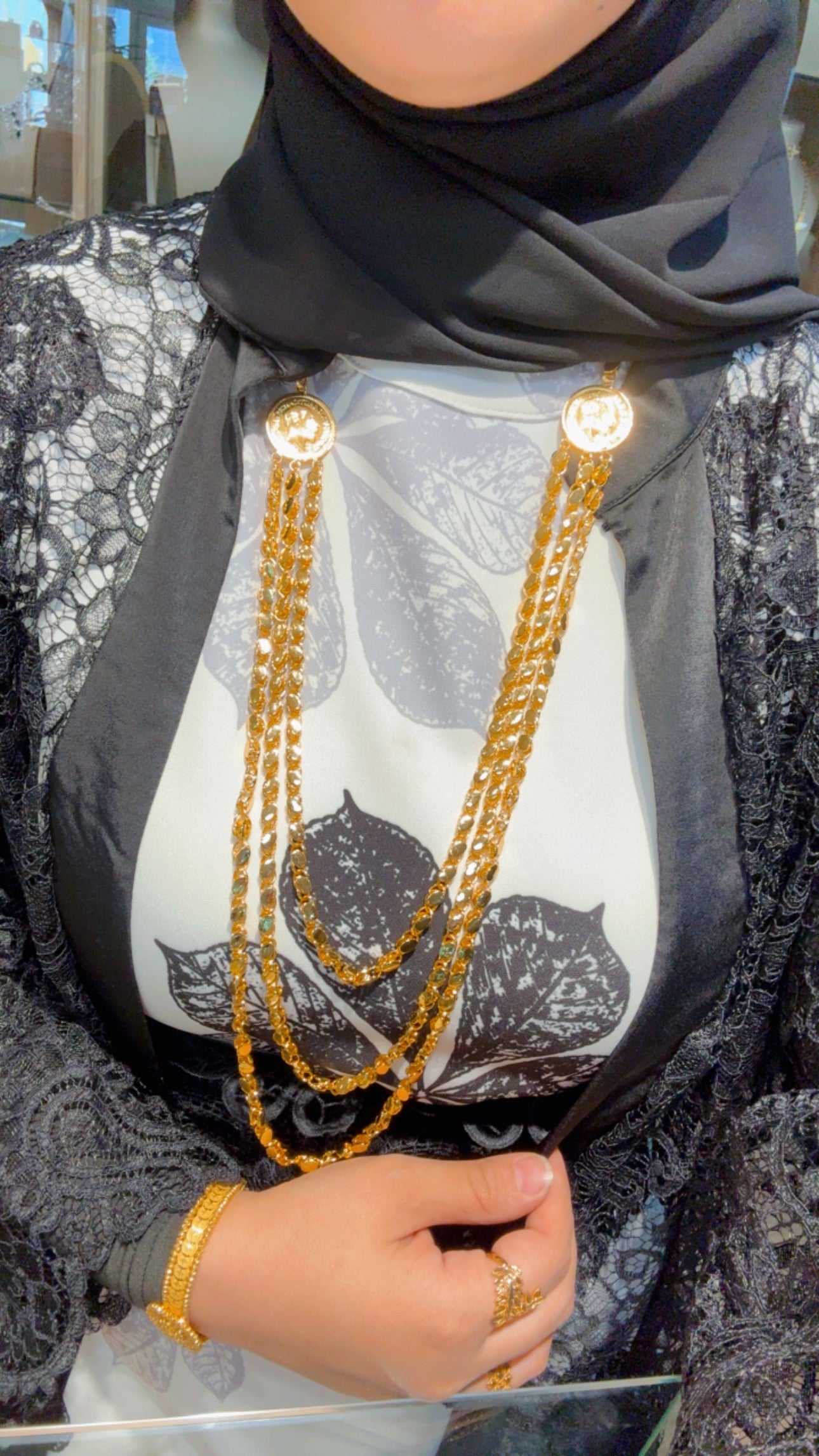 سنسال حلبي رفيع مالس مع ليرتين