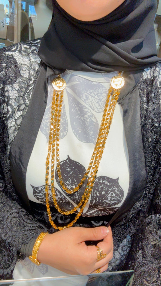 سنسال حلبي رفيع مالس مع ليرتين