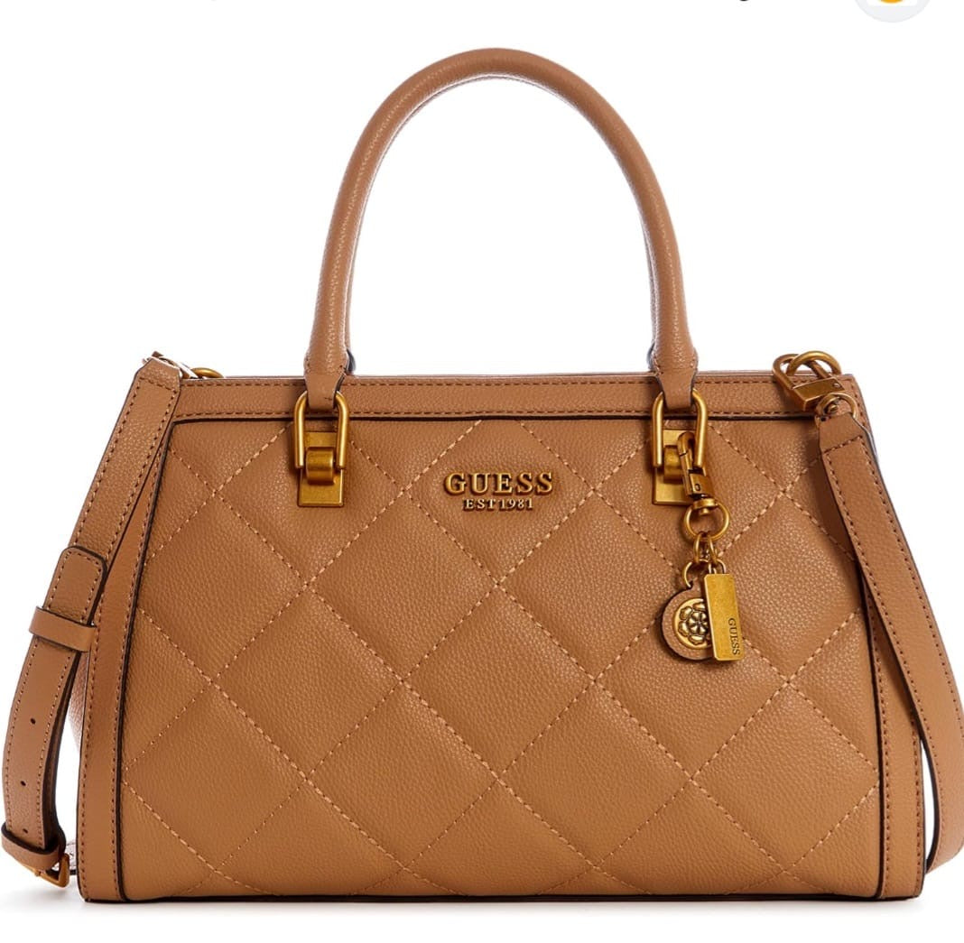 شنطه چيس عسلي واسعه طبقتين