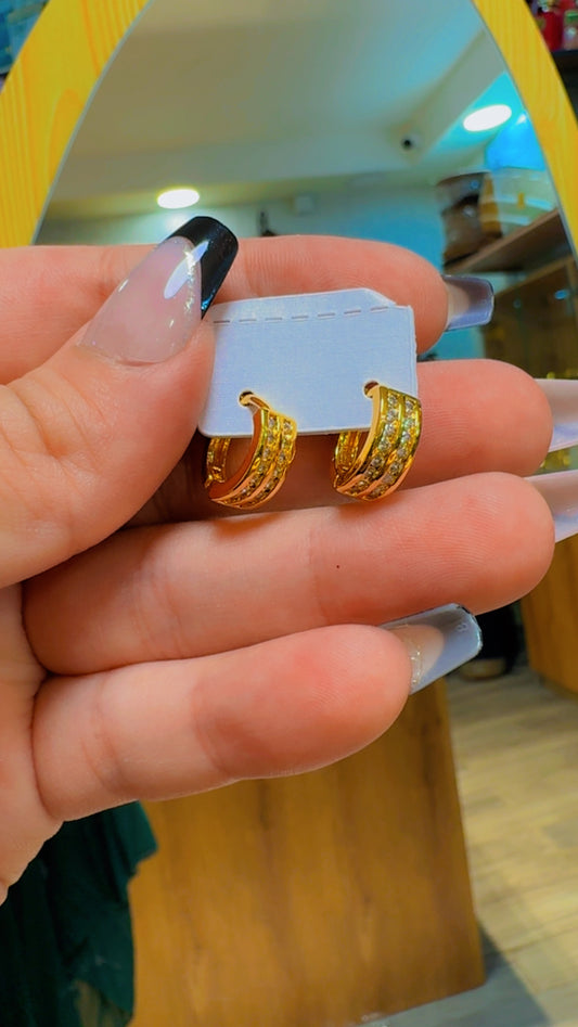 حلق كبسه مع زركون