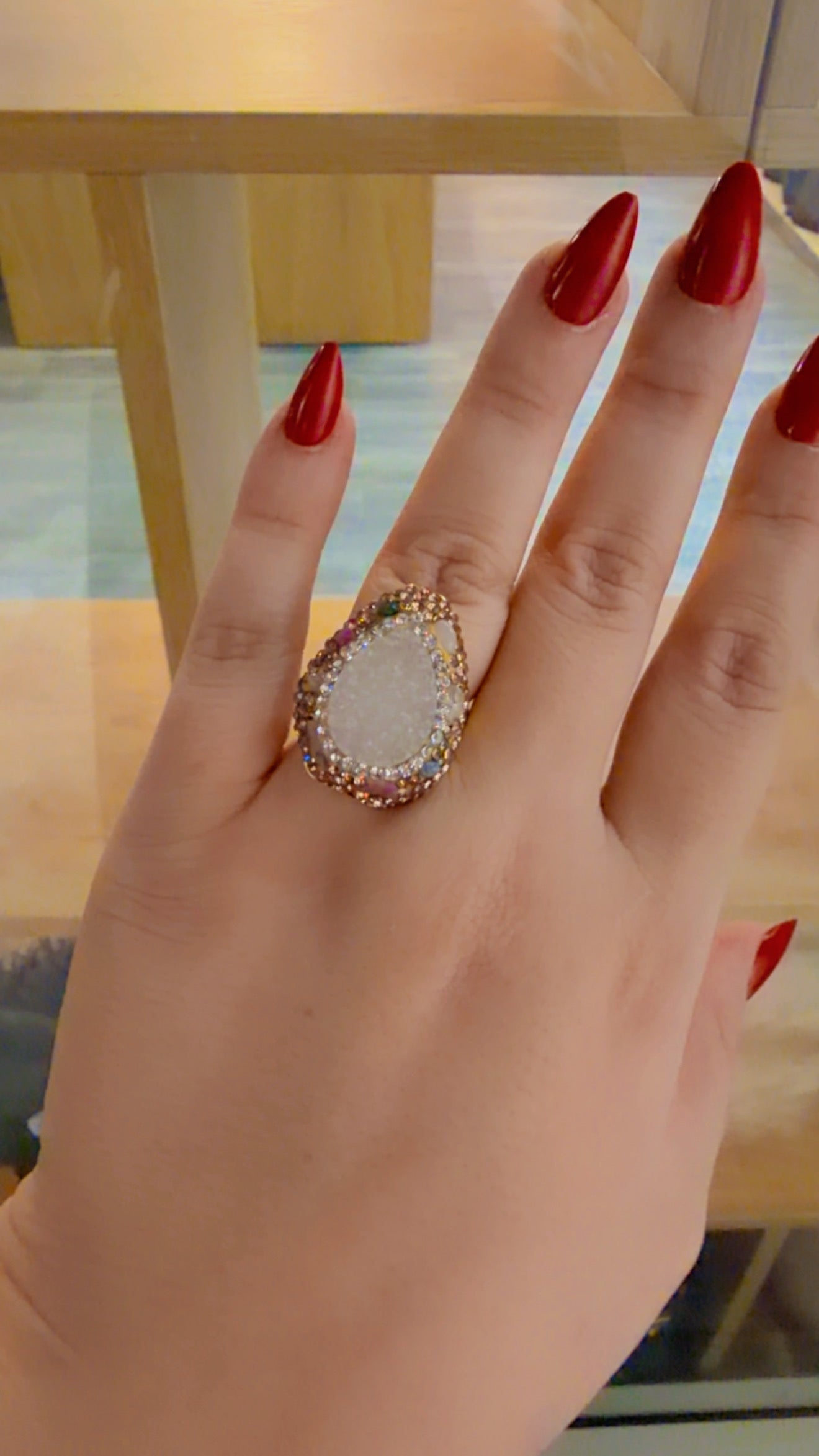 خواتم حريم السلطان احجار شغل يدوي